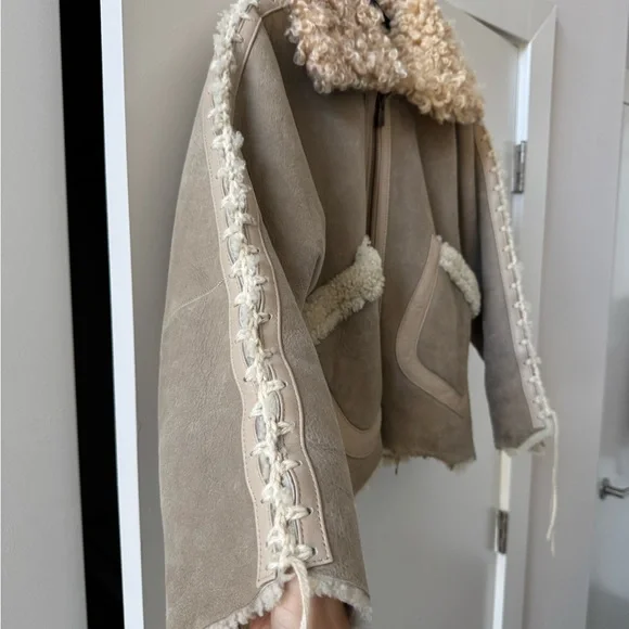 Milena Silvano Aviator Jacket Rare Archival Piece